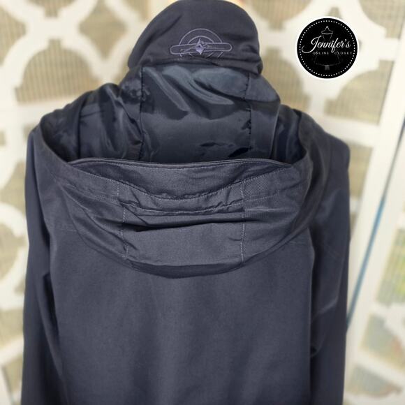 Charles River Apparel Navy White Embroidered Penn State Oversized Windbreaker XL - Picture 6 of 16